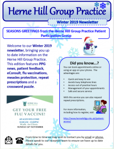 HHGP Winter Newsletter 